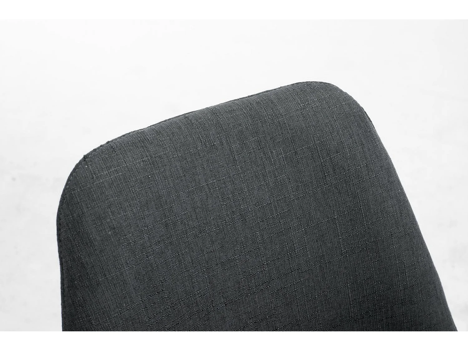 chaise salle à manger - Tissu & Bois - Gris foncé - Toulouse