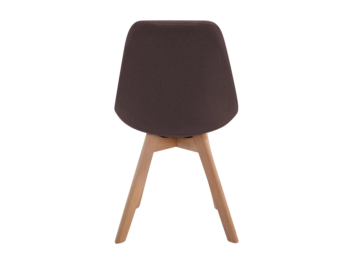 chaise salle à manger - Tissu & Nature - Marron - Borneo