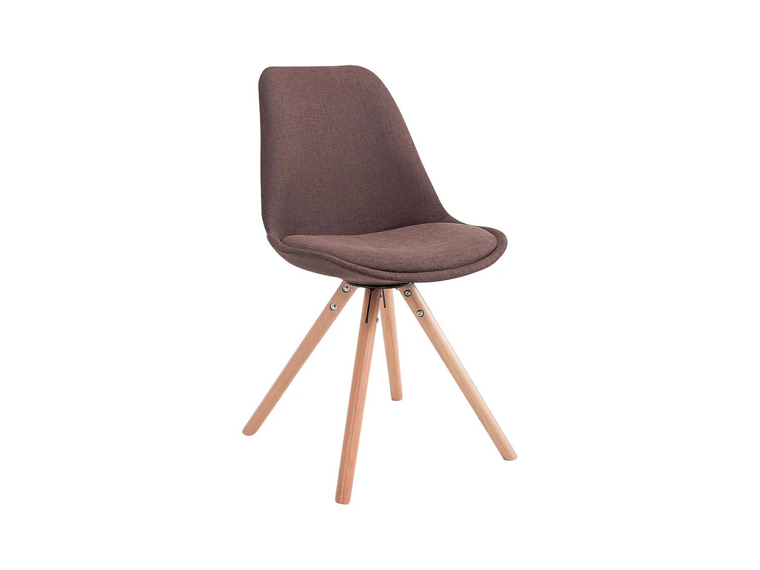 chaise salle à manger - Tissu & Nature - Marron - Toulouse