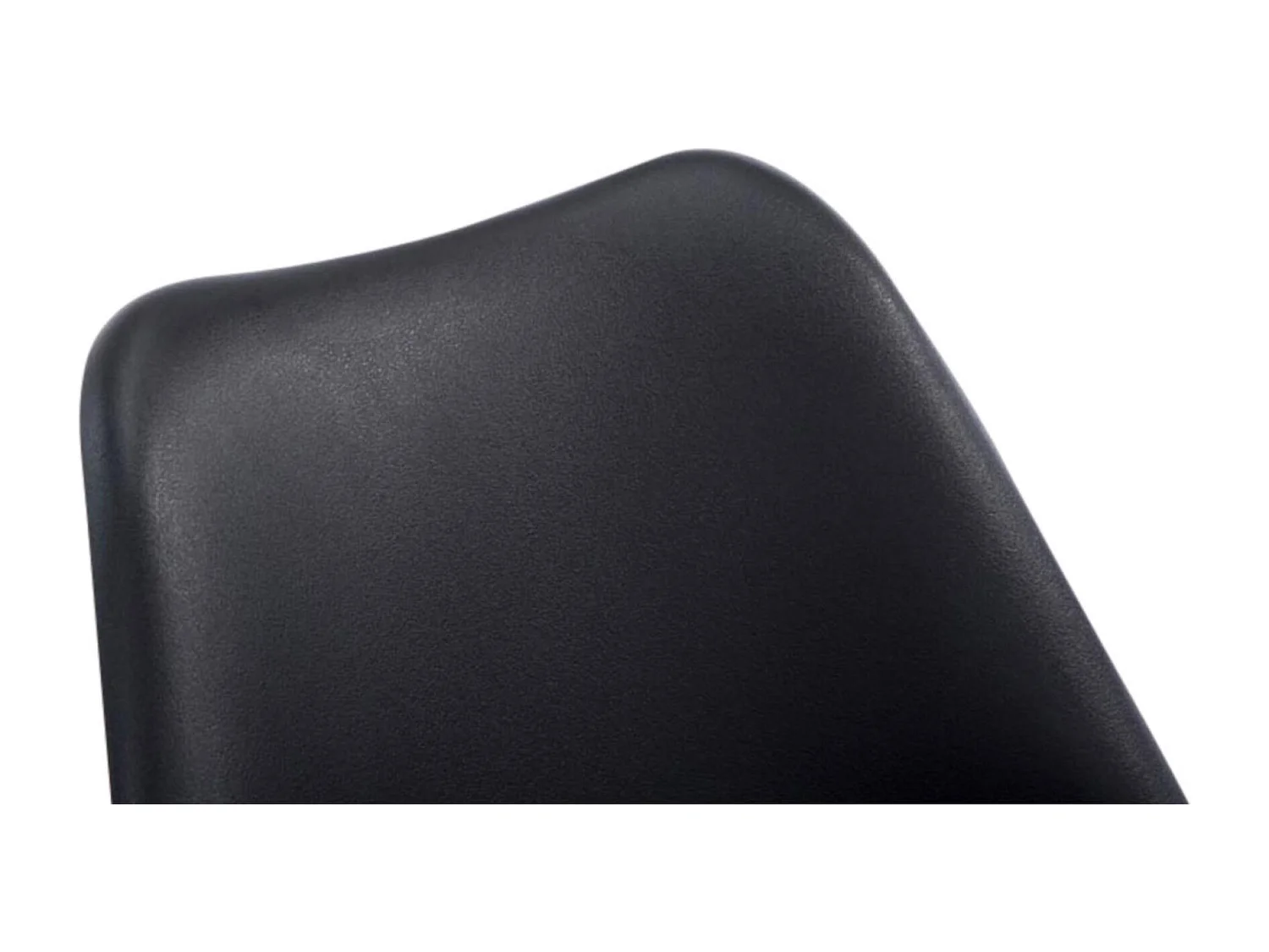 Lot de 4  chaise salle à manger - Similicuir & Nature - Noir - Borneo V2