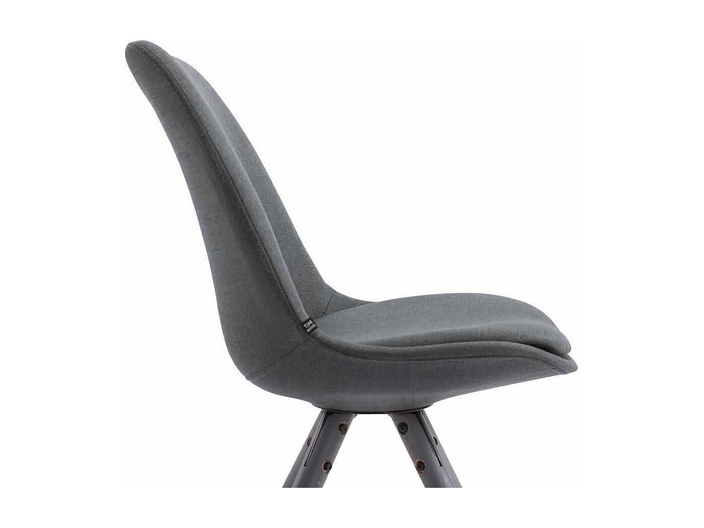 chaise salle à manger - Tissu & Gris - Gris foncé - Toulouse