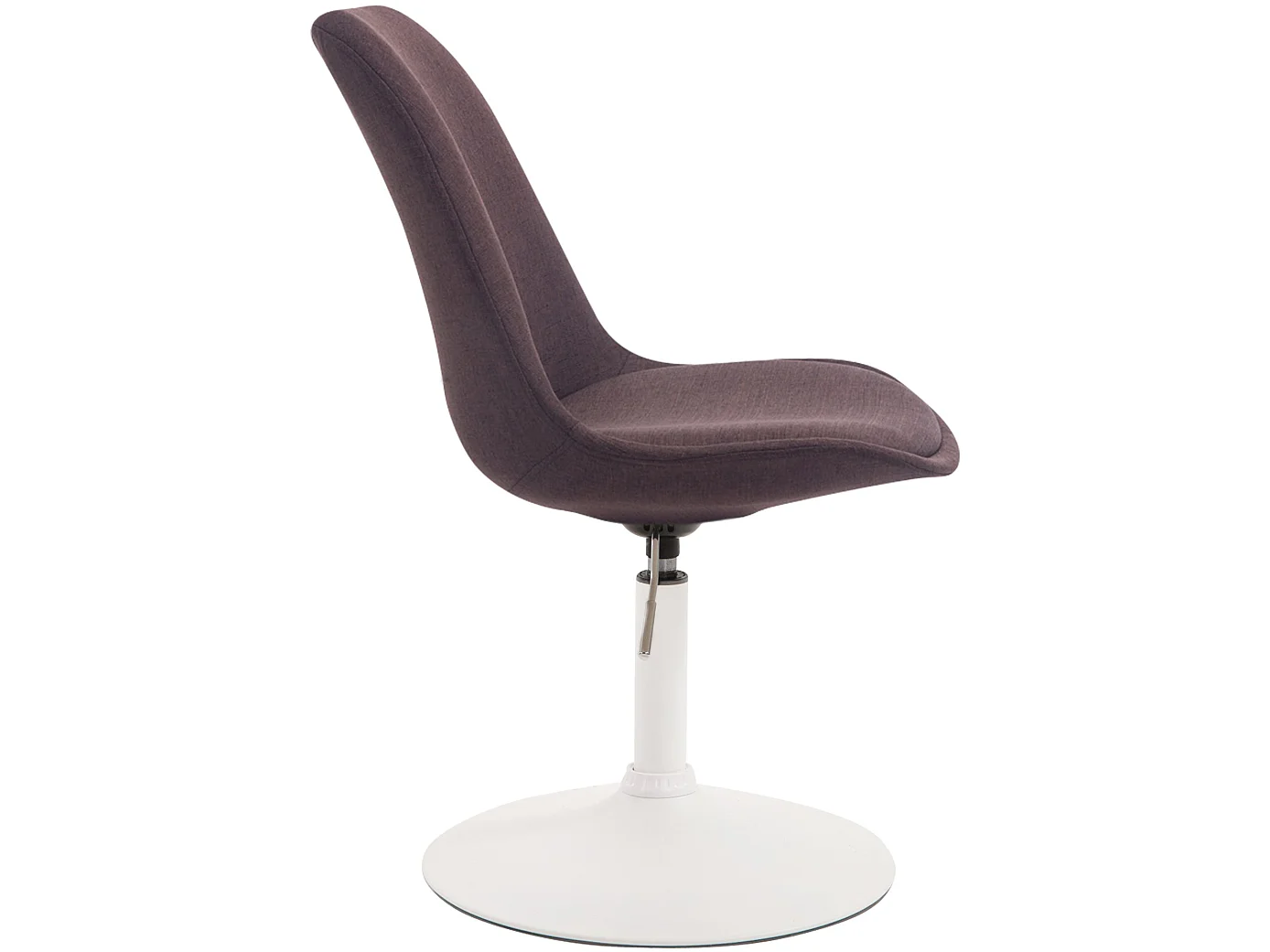 Eetkamerstoelen - Stof & wit - bruin - Maverick