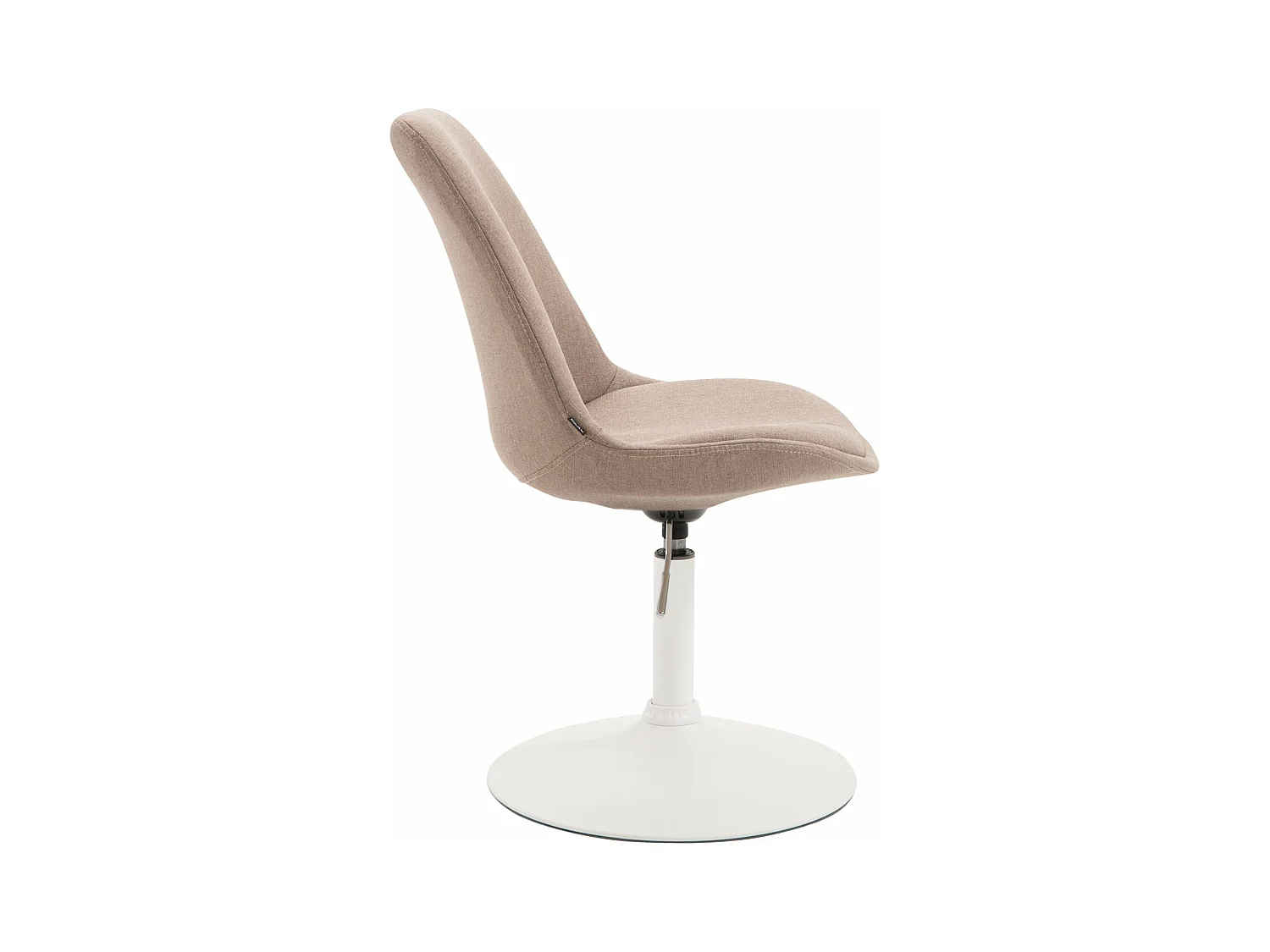 Eetkamerstoelen - Stof & wit - taupe - Maverick