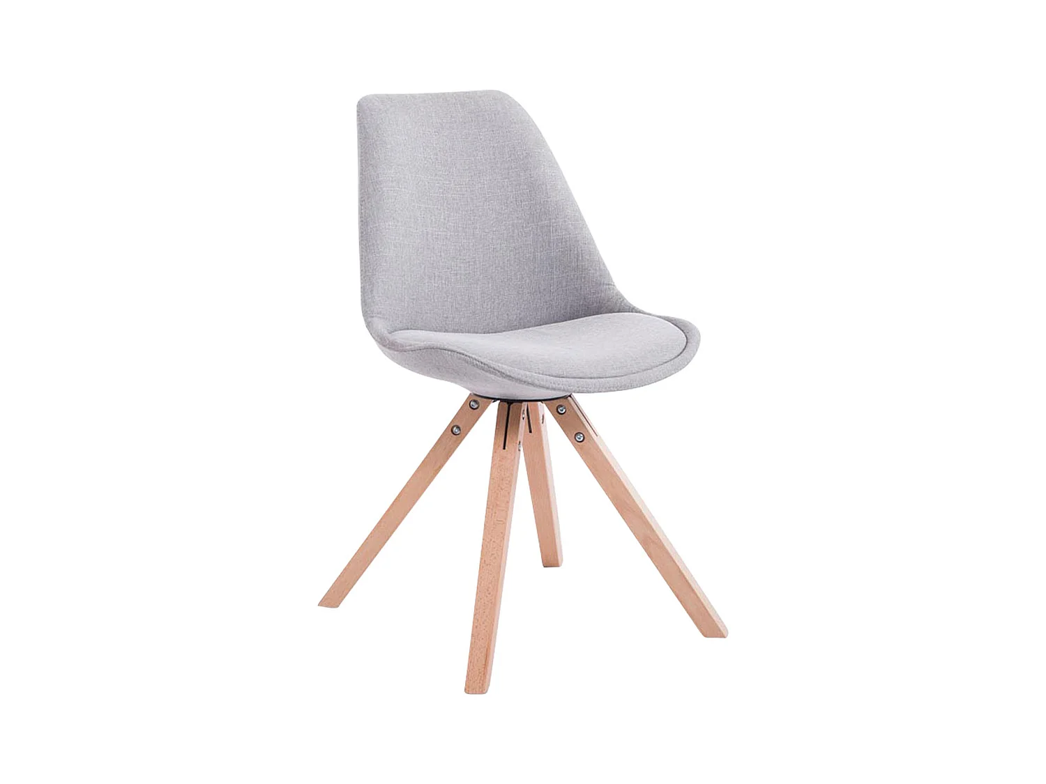 chaise salle à manger - Tissu & Nature - Gris - Toulouse