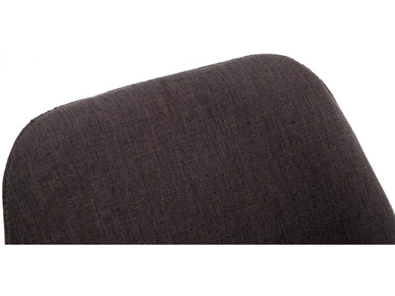 Lot de 4  chaise salle à manger - Tissu & Nature - Gris foncé - Borneo V2