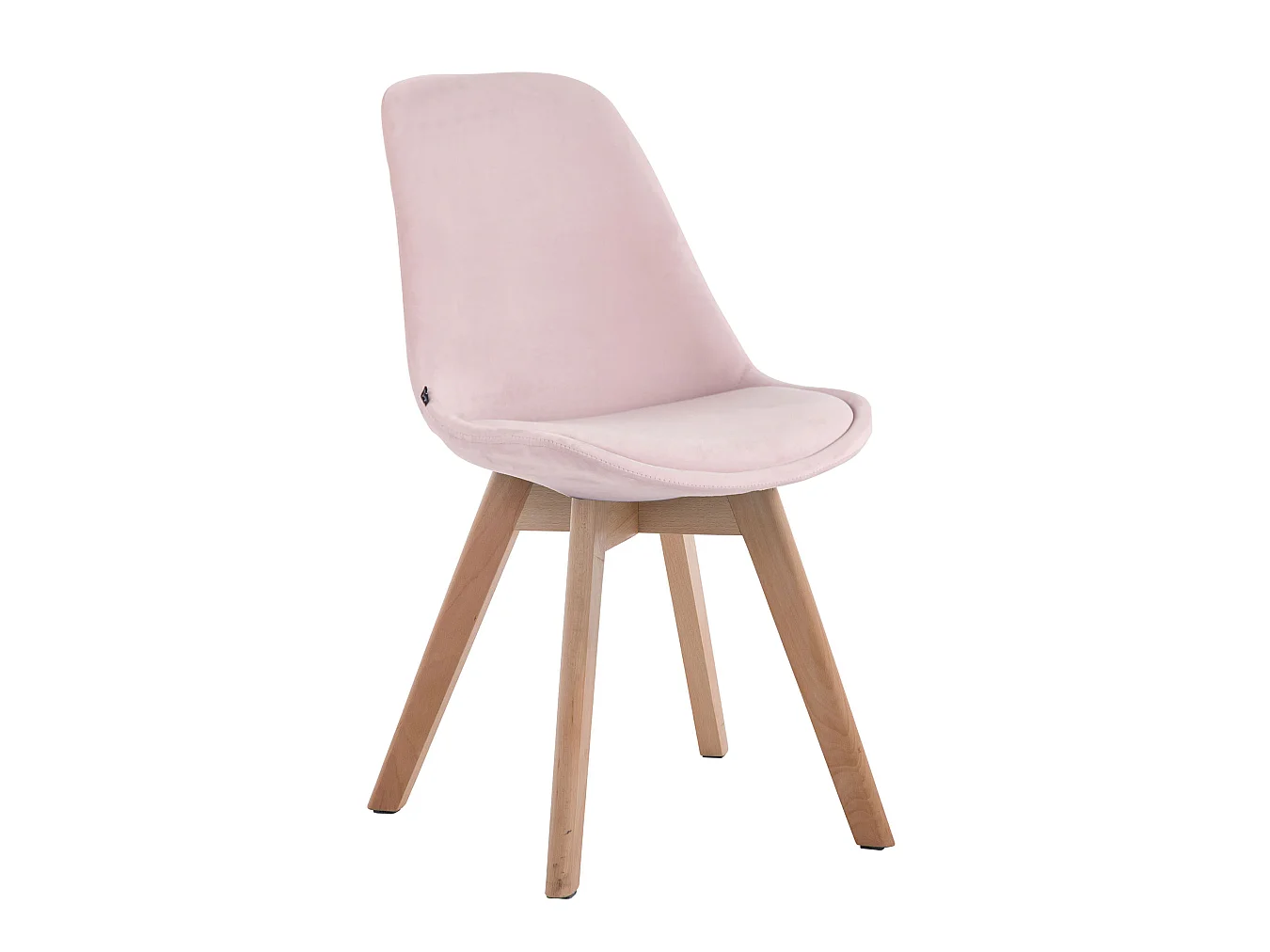 chaise salle à manger - Velours & Nature - Rose - Borneo