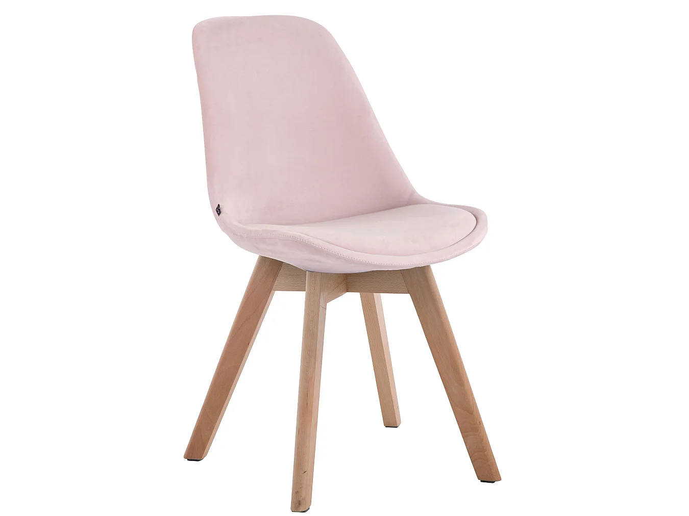 chaise salle à manger - Velours & Nature - Rose - Borneo