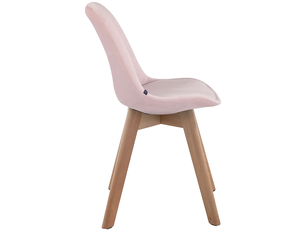 chaise salle à manger - Velours & Nature - Rose - Borneo