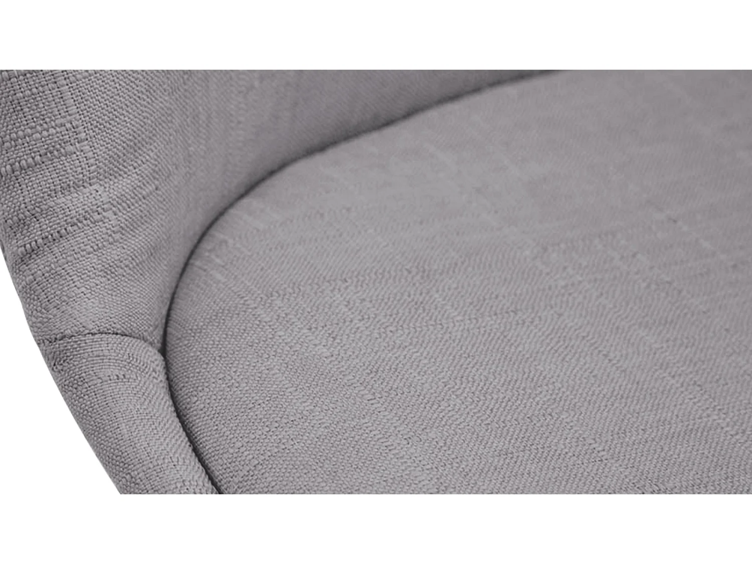 chaise salle à manger - Tissu & Nature - Gris - Borneo