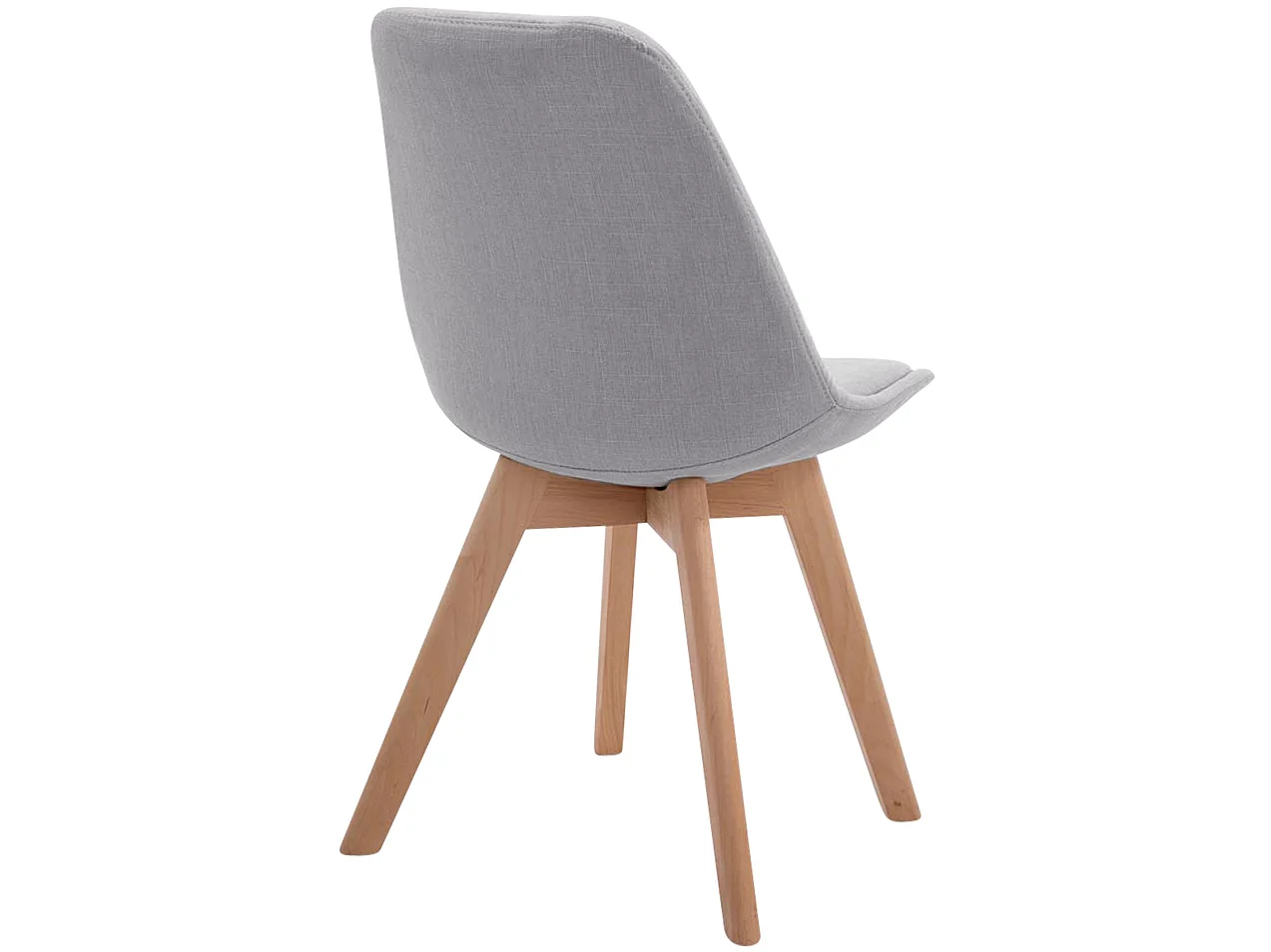 chaise salle à manger - Tissu & Nature - Gris - Borneo