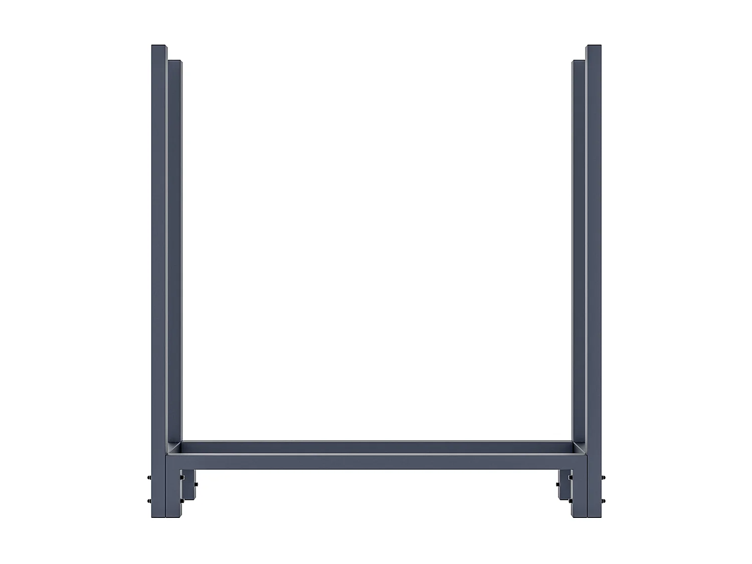 Etagère bois de cheminée - Métal - S - Anthracite - Martin