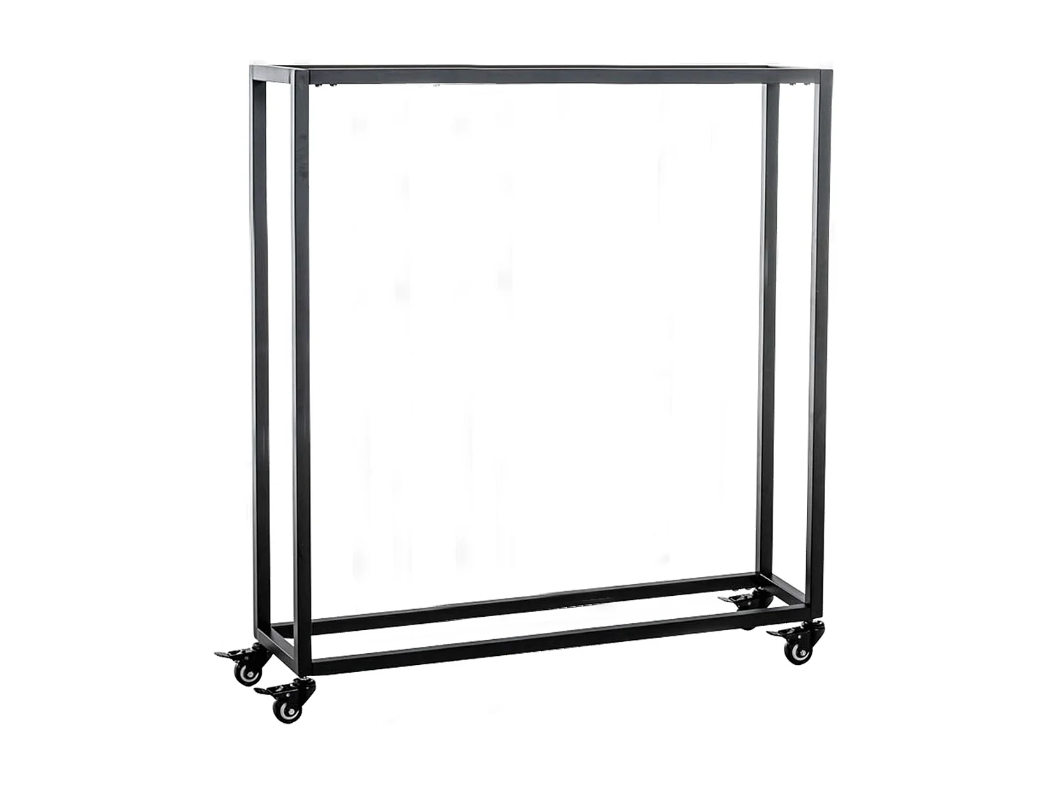 Brandhoutrek  - Metalen - 80 x 25 x 100cm - zwart - Hetta