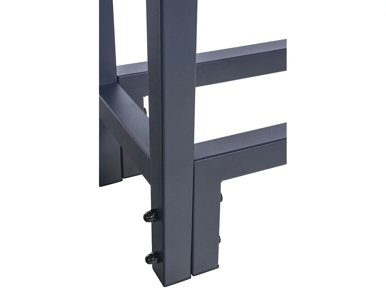 Etagère bois de cheminée - Métal - M - Anthracite - Martin