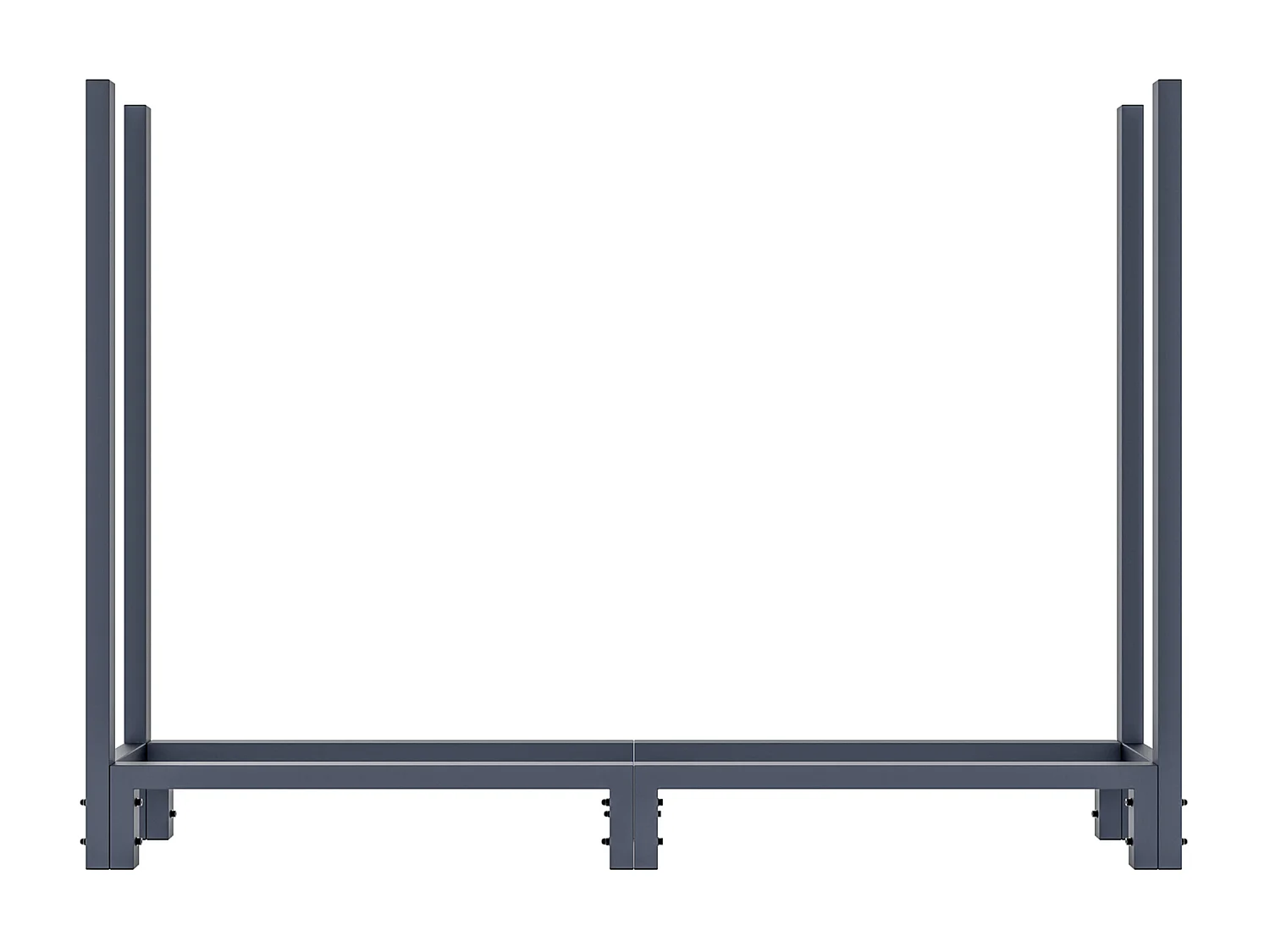 Etagère bois de cheminée - Métal - M - Anthracite - Martin