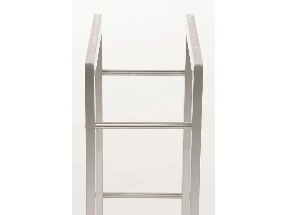 Etagère bois de cheminée - Métal - 60 x 25 x 100cm - Acier inoxydable - Keri