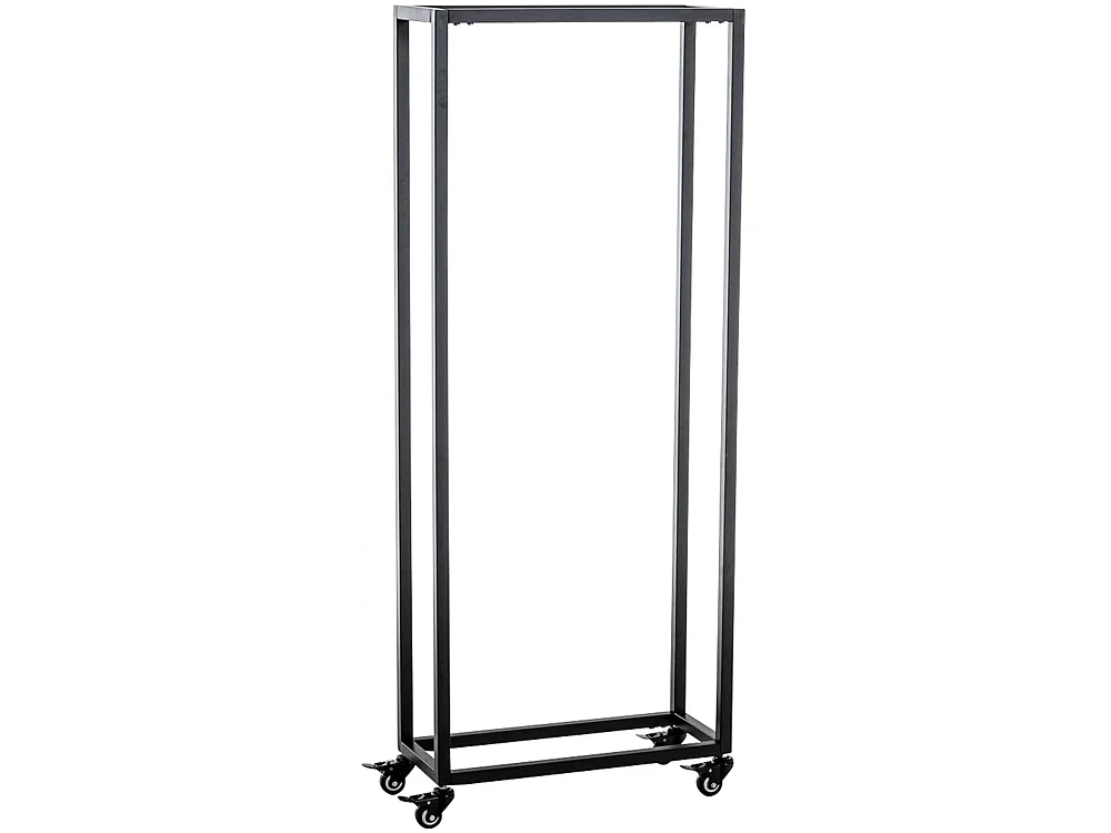 Brandhoutrek  - Metalen - 40 x 25 x 150cm - zwart - Hetta