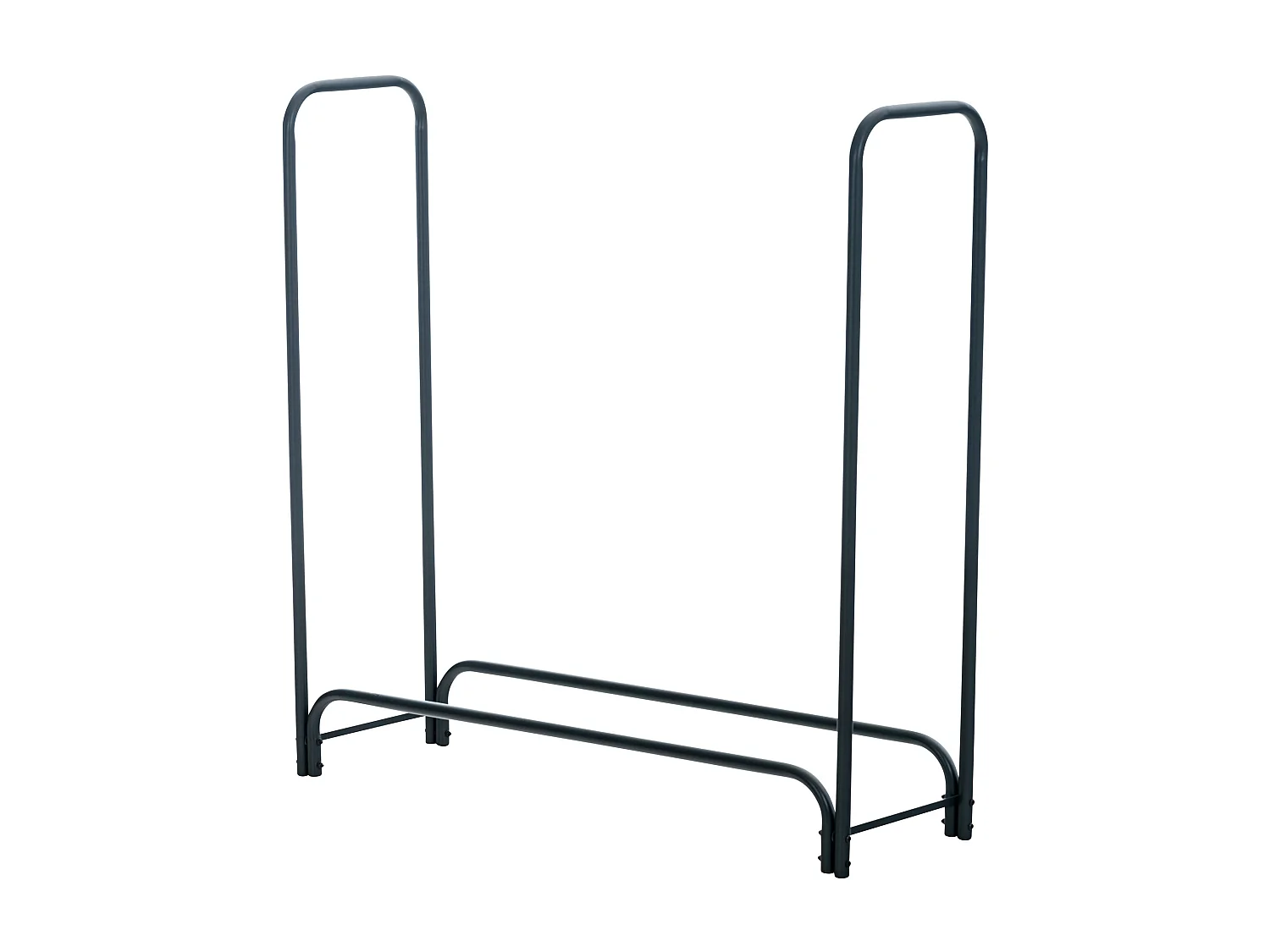 Brandhoutrek  - Metalen - 120 x 36 x 120cm - antraciet - Wilster