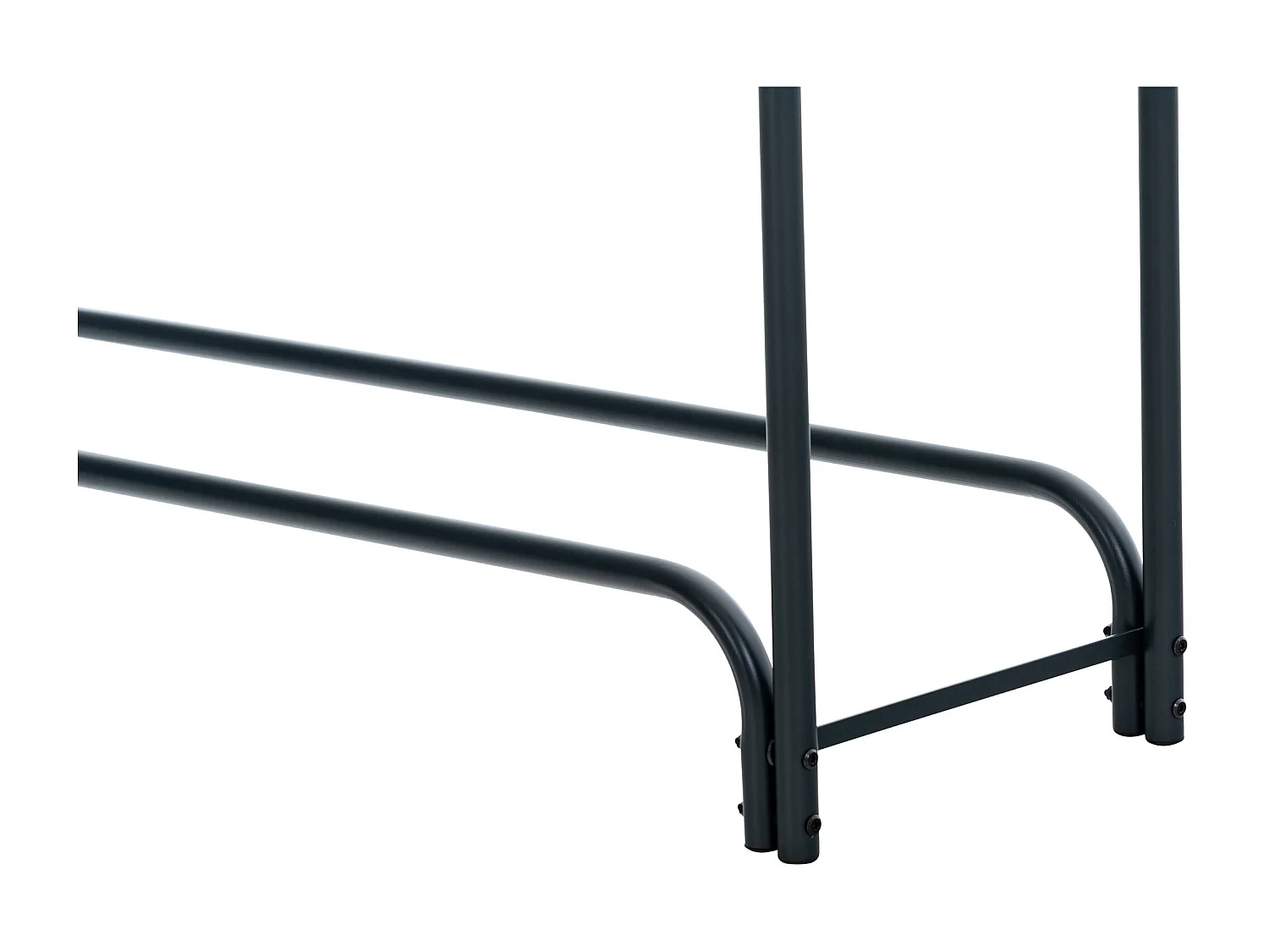 Brandhoutrek  - Metalen - 120 x 36 x 120cm - antraciet - Wilster