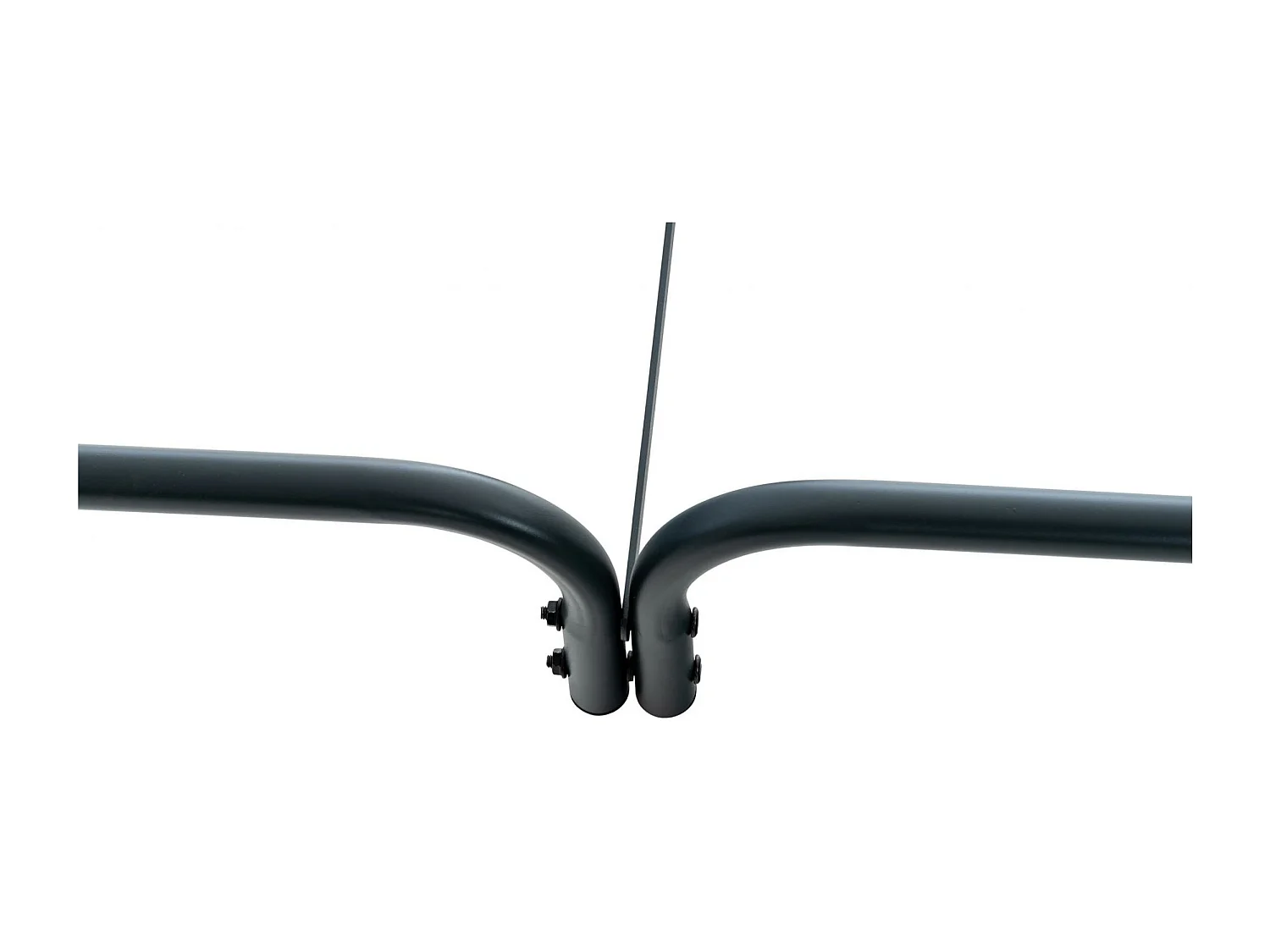 Etagère bois de cheminée - Métal - 150 x 36 x 120cm - Anthracite - Wilster