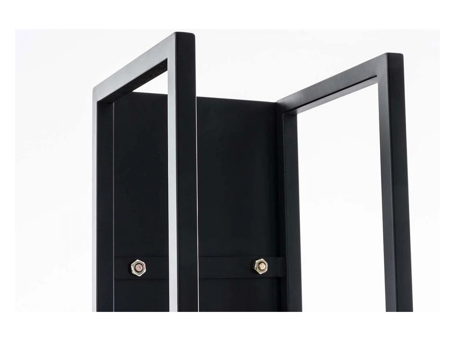 Leñero - Metal - 25 x 25 x 80cm - Negro mate - Spark