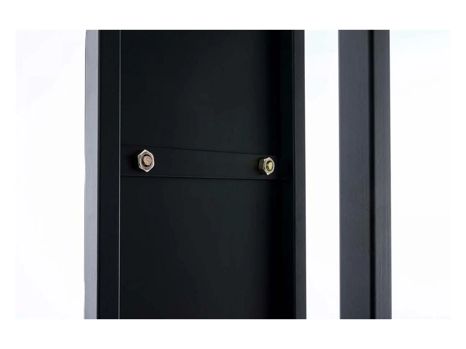 Leñero - Metal - 25 x 25 x 80cm - Negro mate - Spark