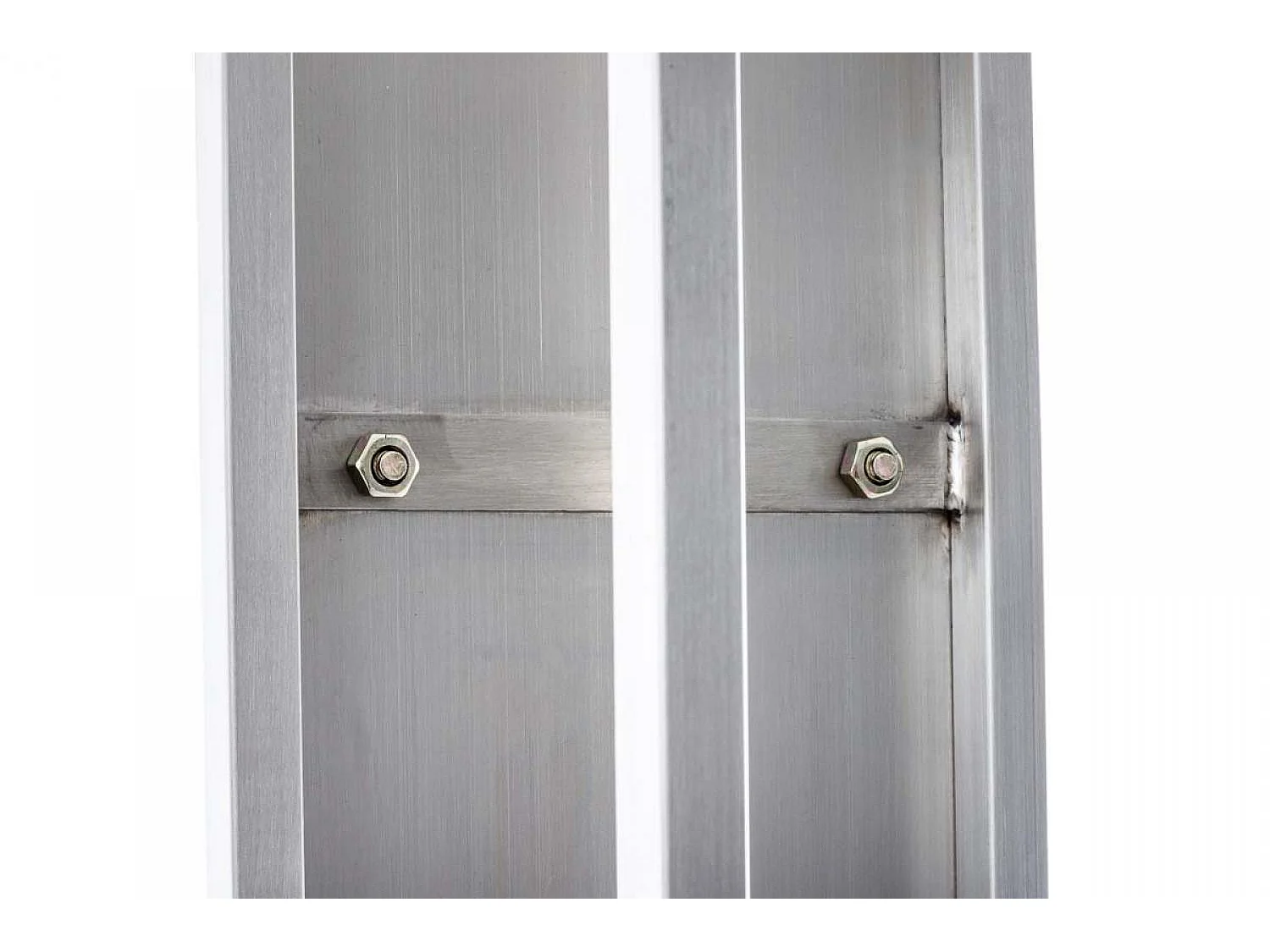 Brandhoutrek  - Metalen - 25 x 25 x 100cm - roestvrij staal - Spark