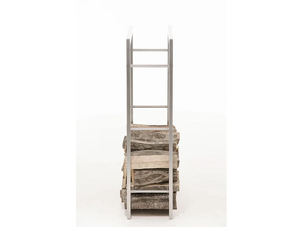 Porta legna - Metallo - 80 x 25 x 100cm - acciaio - Keri