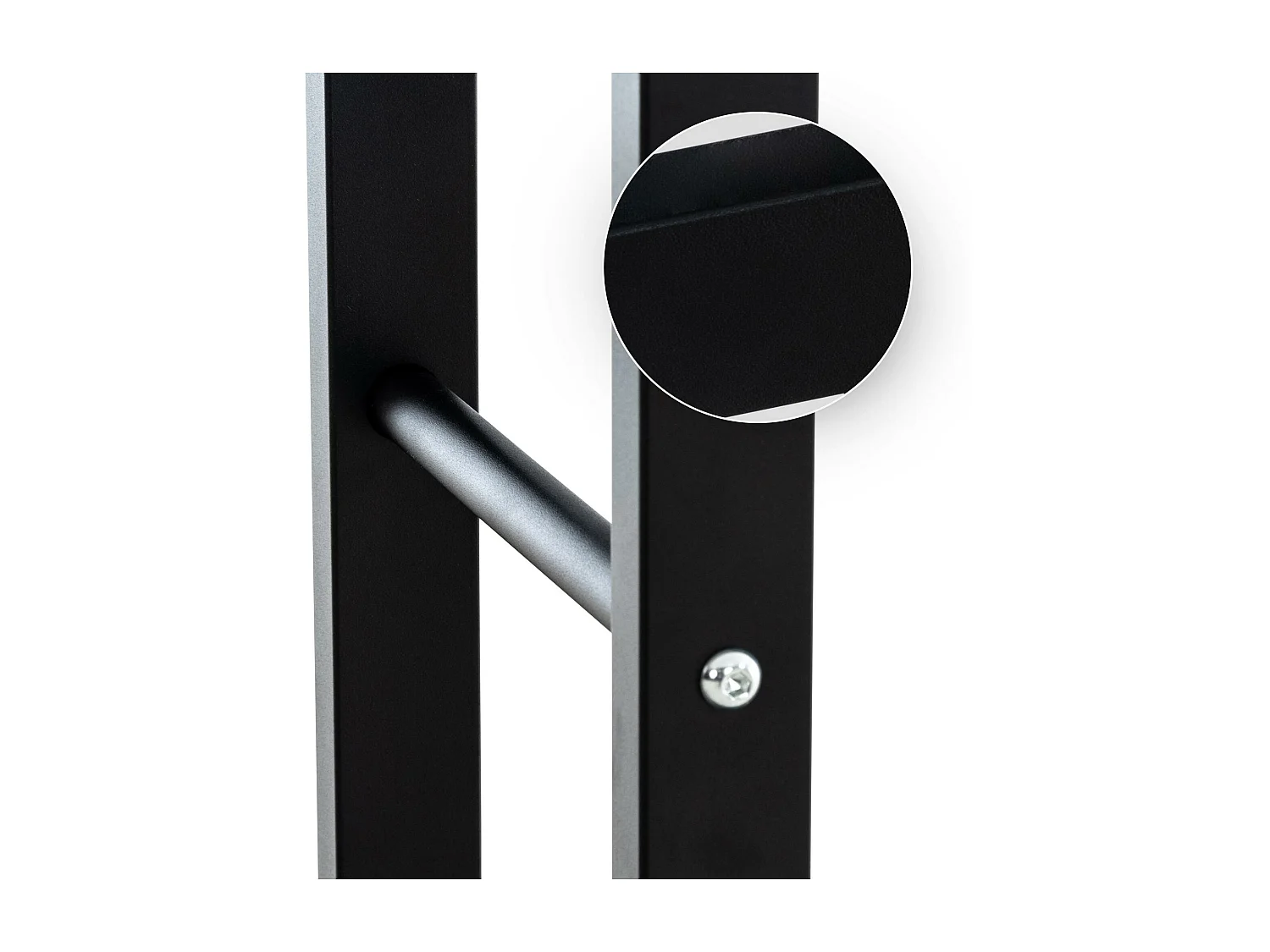 Leñero - Metal - 25x80x100 cm - Negro - Keri V2