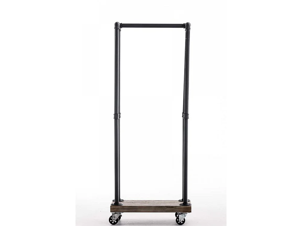 Kaminholzregal - Metall - 60 x 30 x 150cm - schwarz - Forks