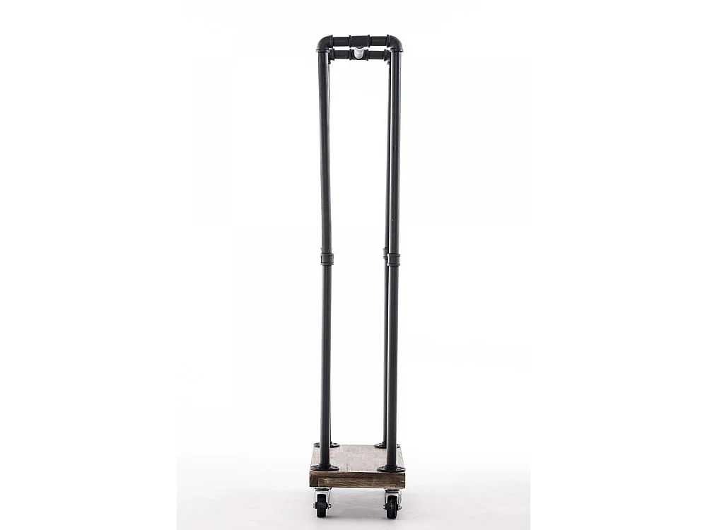 Kaminholzregal - Metall - 60 x 30 x 150cm - schwarz - Forks