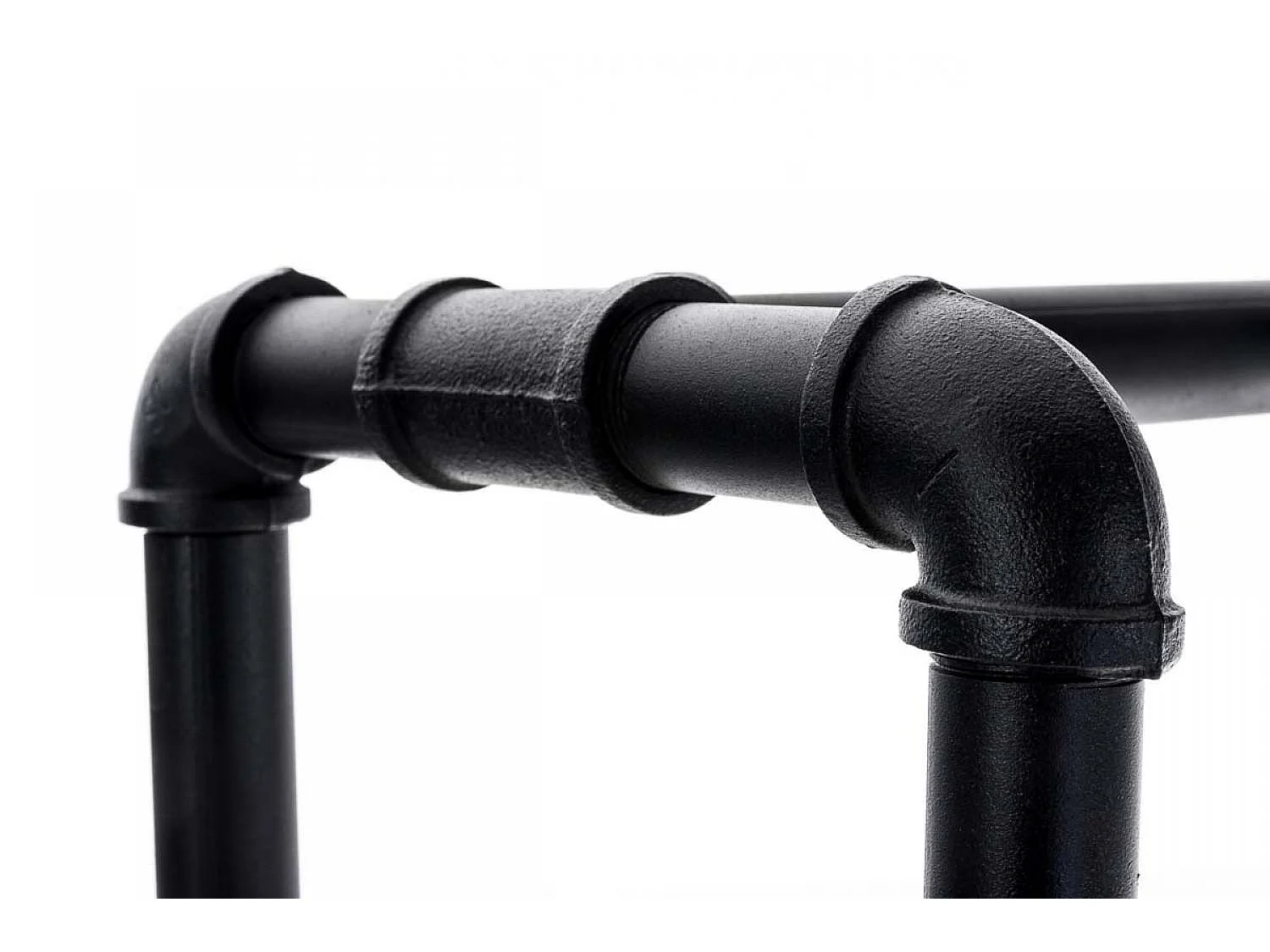 Kaminholzregal - Metall - 60 x 30 x 150cm - schwarz - Forks