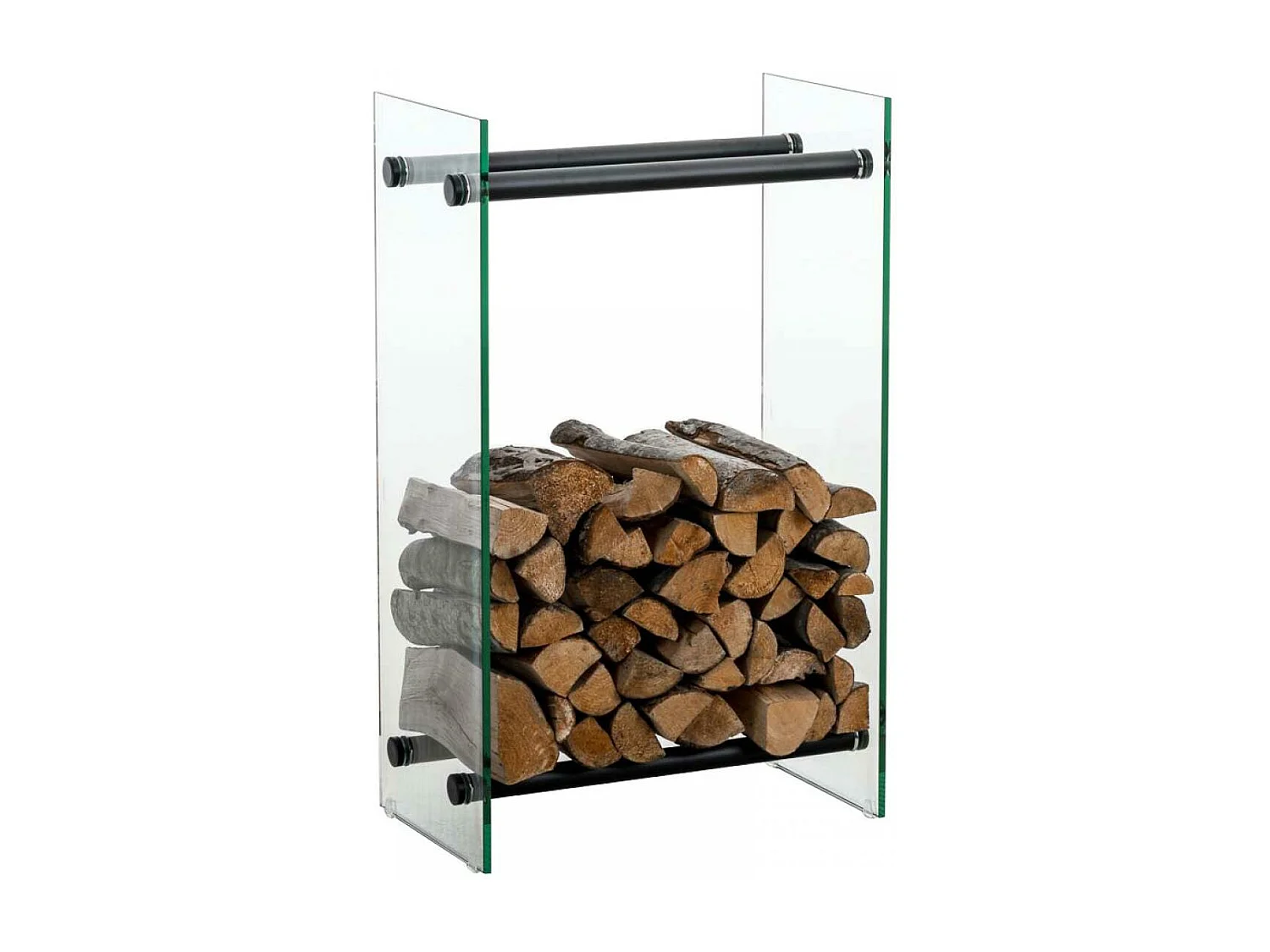 Brandhoutrek  - Glas - 35x80x60 cm - helder/glas - Dacio
