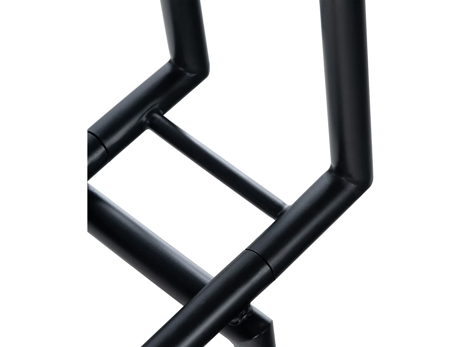 Kaminholzregal - Edelstahl - 122 x 30 x 91cm - schwarz-matt - Drake