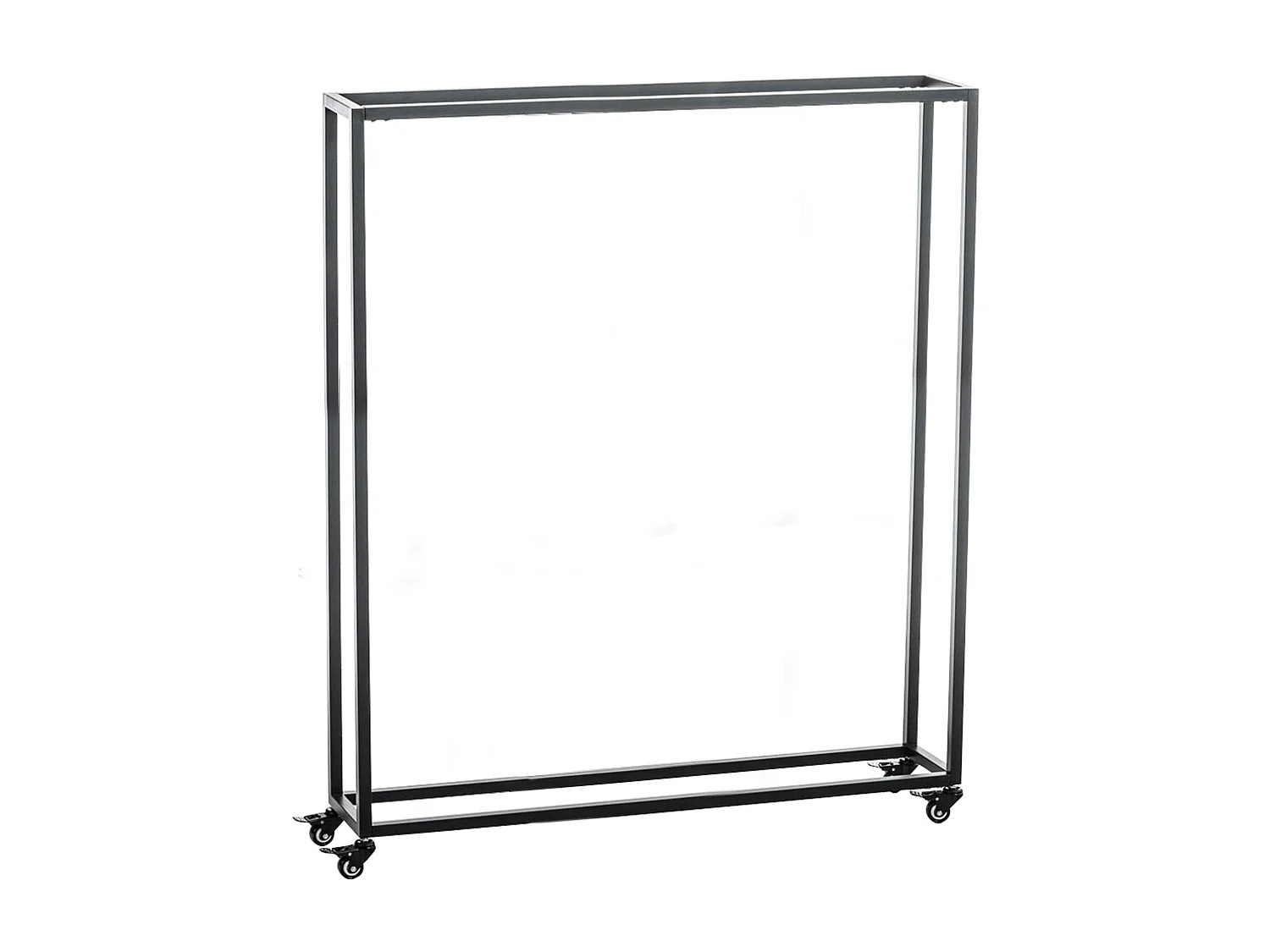 Leñero - Metal - 100 x 25 x 150cm - Negro - Hetta