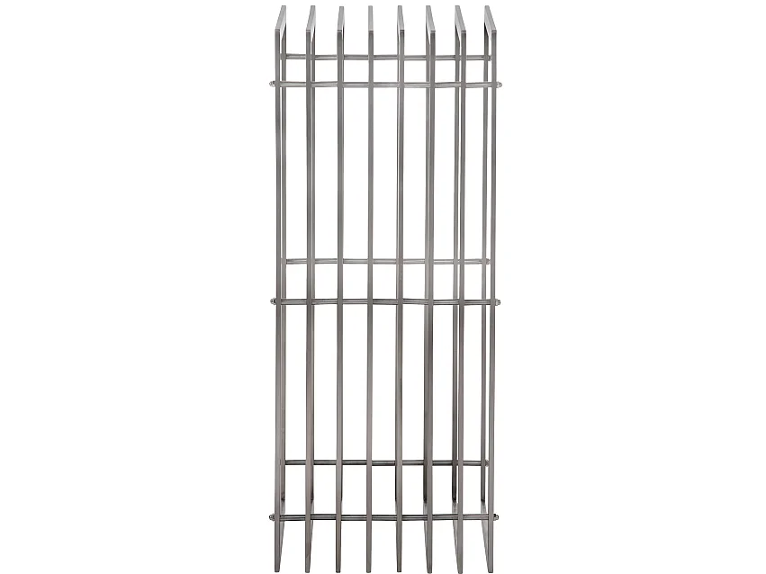 Etagère bois de cheminée - Métal - 50 x 40 x 100cm - Acier inoxydable - Irving