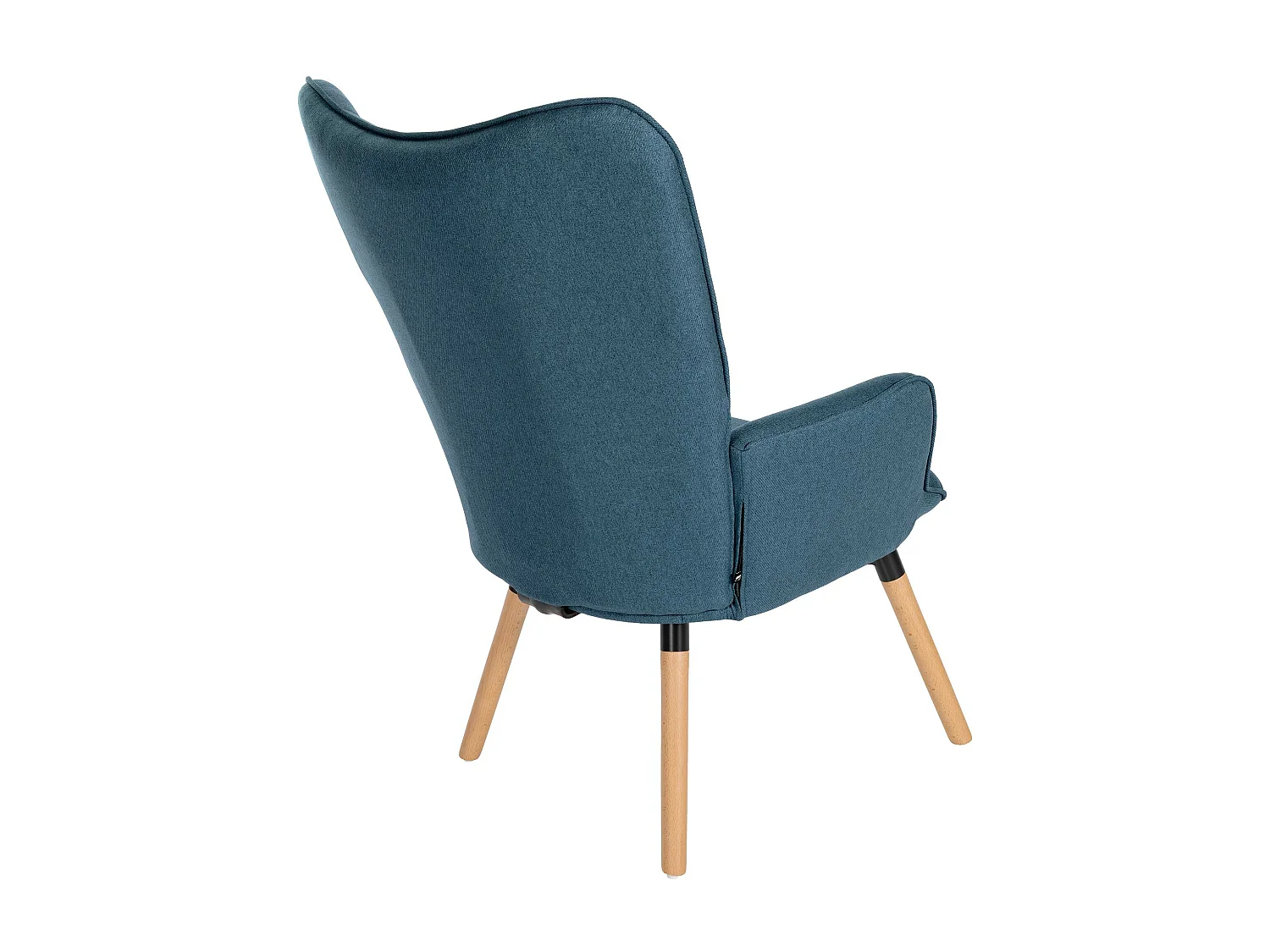 Fauteuil - Tissu & Bois - Bleu - Garding