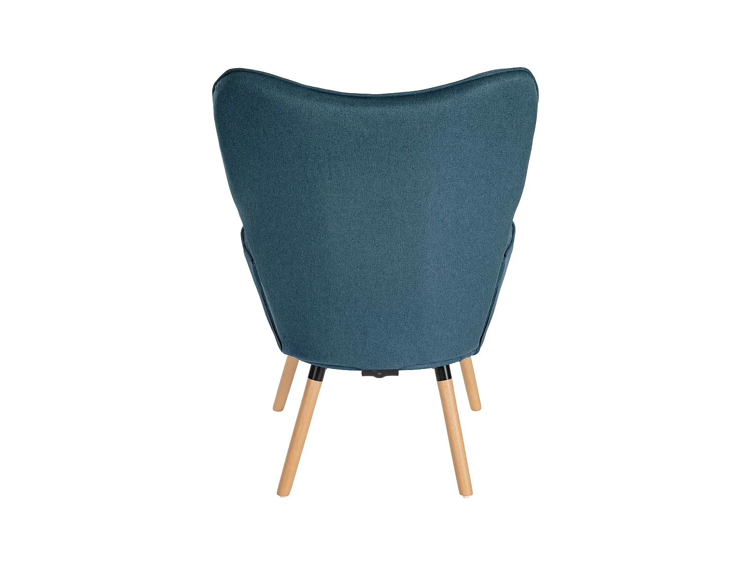 Fauteuil - Tissu & Bois - Bleu - Garding
