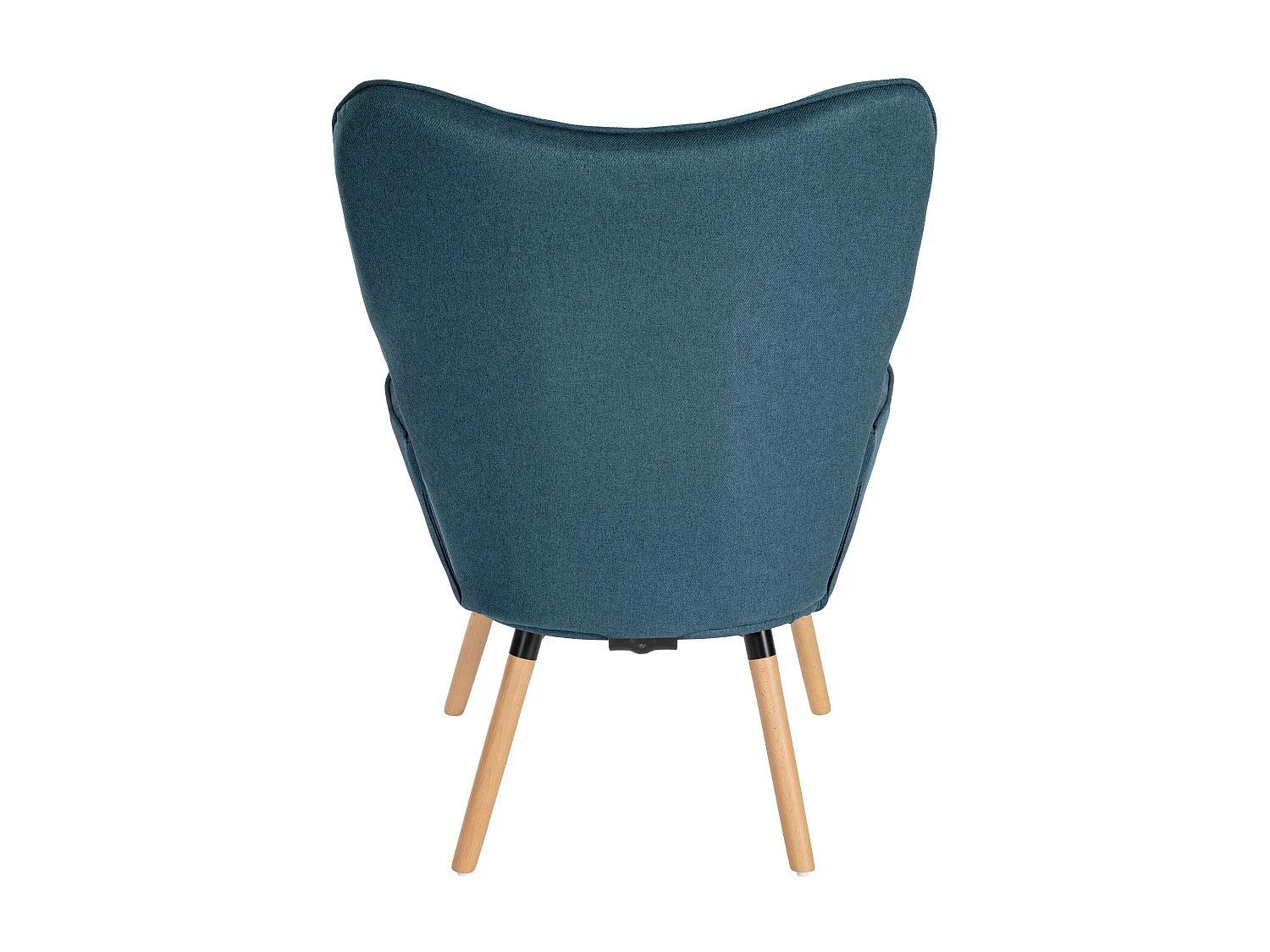 Fauteuil - Stof & Hout - blauw - Garding