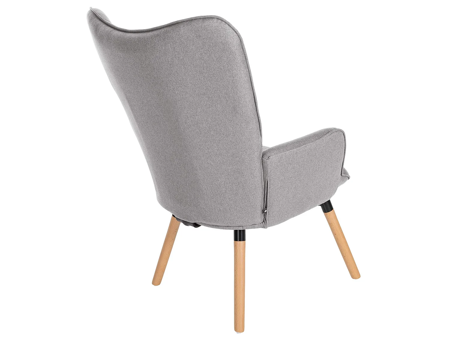 Fauteuil - Tissu & Bois - Gris - Garding