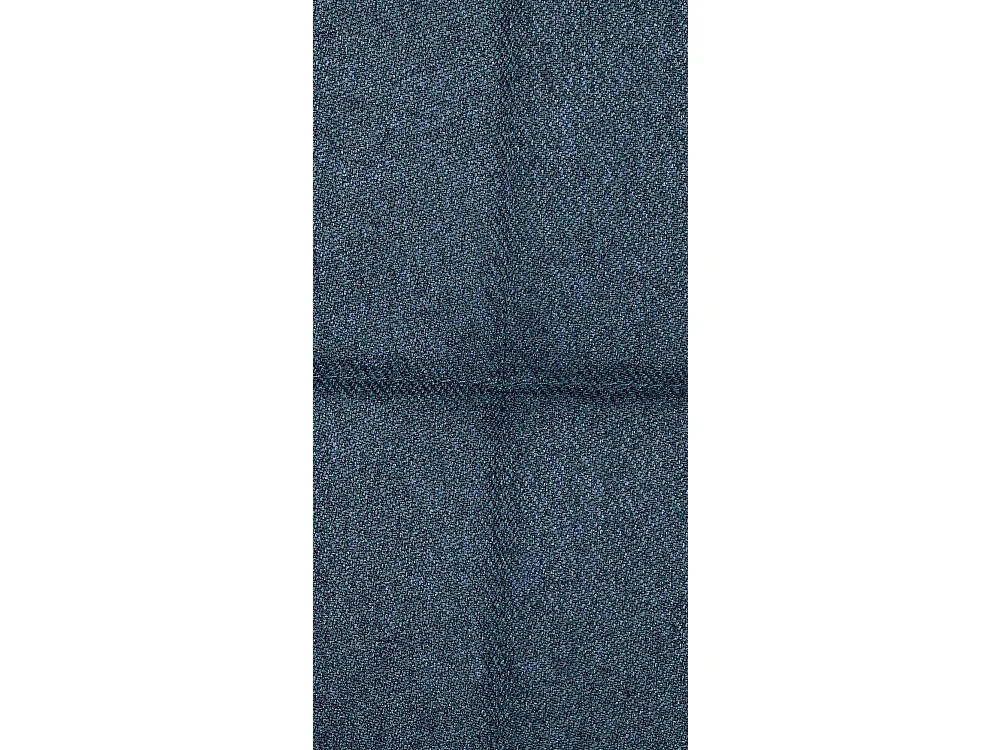 Fauteuil Avec Tabouret - Tissu - Bleu - Garding