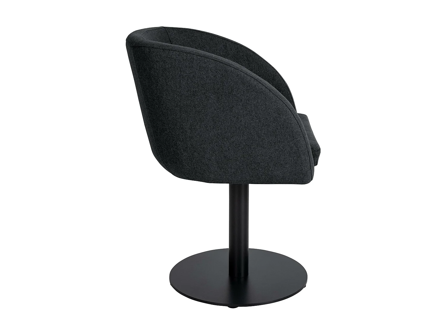 chaises avec accoudoirs - Feutrine & Blanc - Anthracite - Gambo Filz