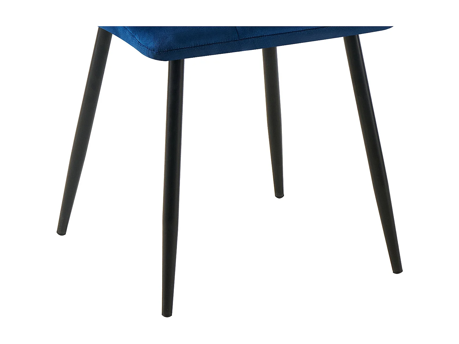 chaise salle à manger - Velours - Bleu foncé - Antibes