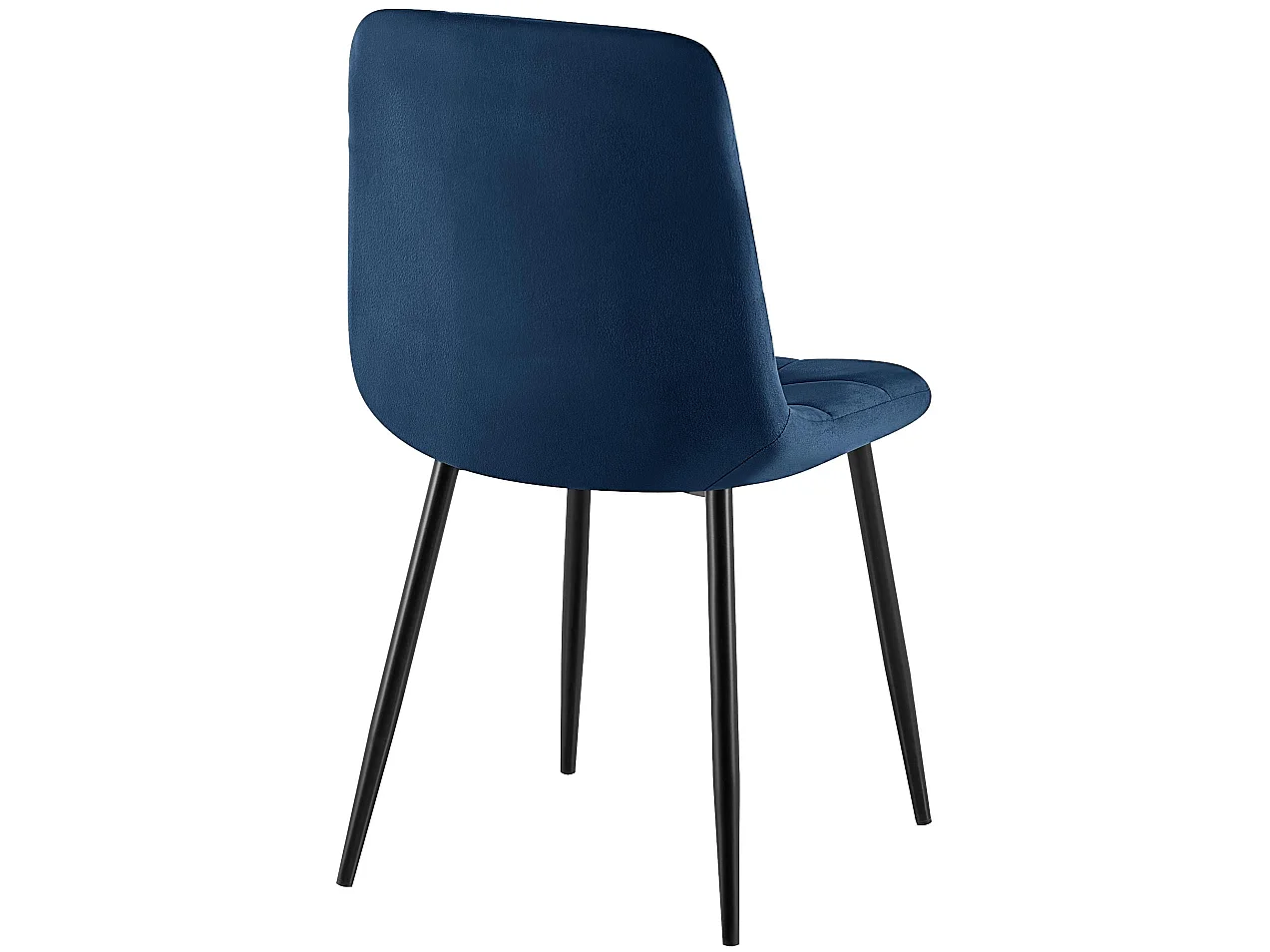 chaise salle à manger - Velours - Bleu foncé - Antibes