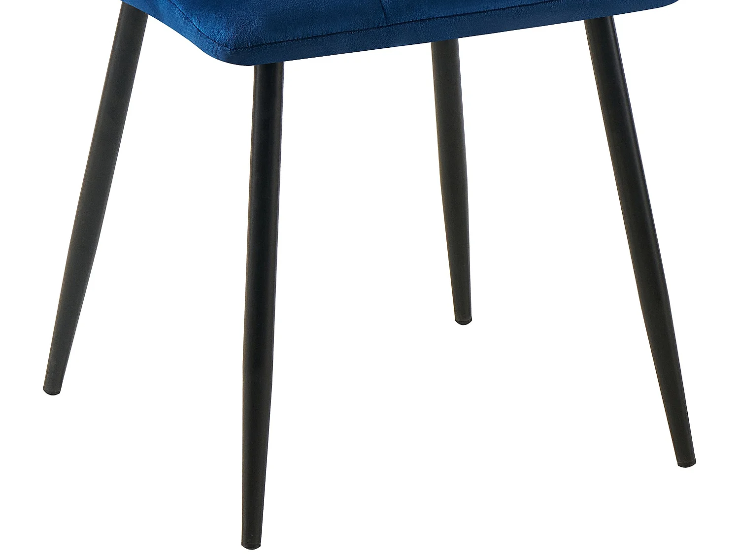 chaise salle à manger - Velours - Bleu foncé - Antibes