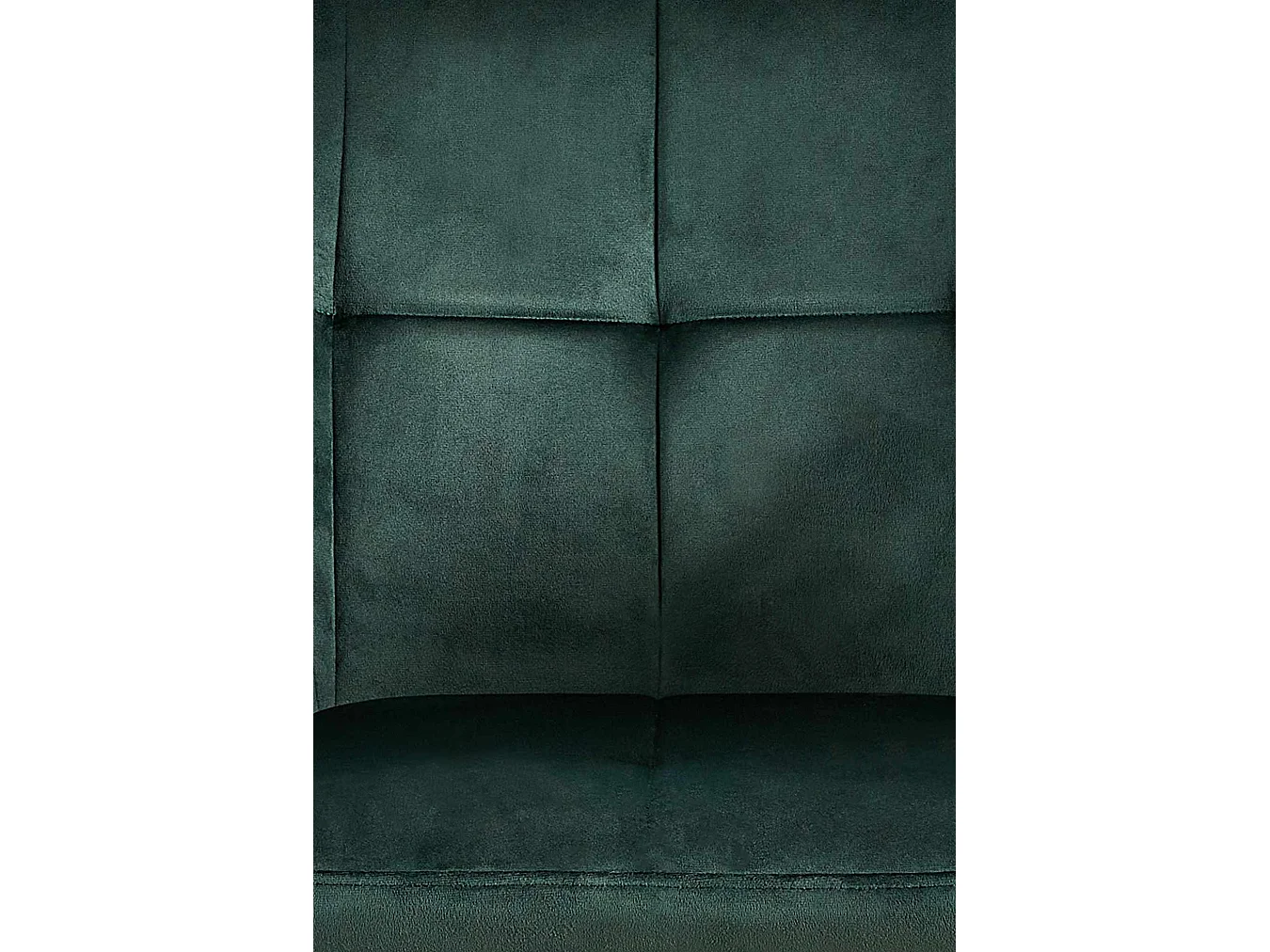 Lot de 2  chaises avec accoudoirs - Velours - Vert - Emia