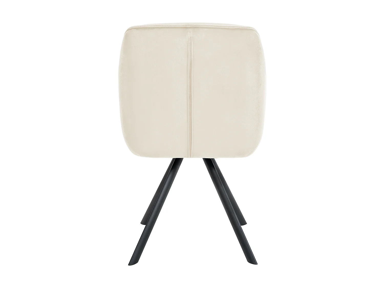 Stoel met armleuningen - Fluweel - creme - Russel