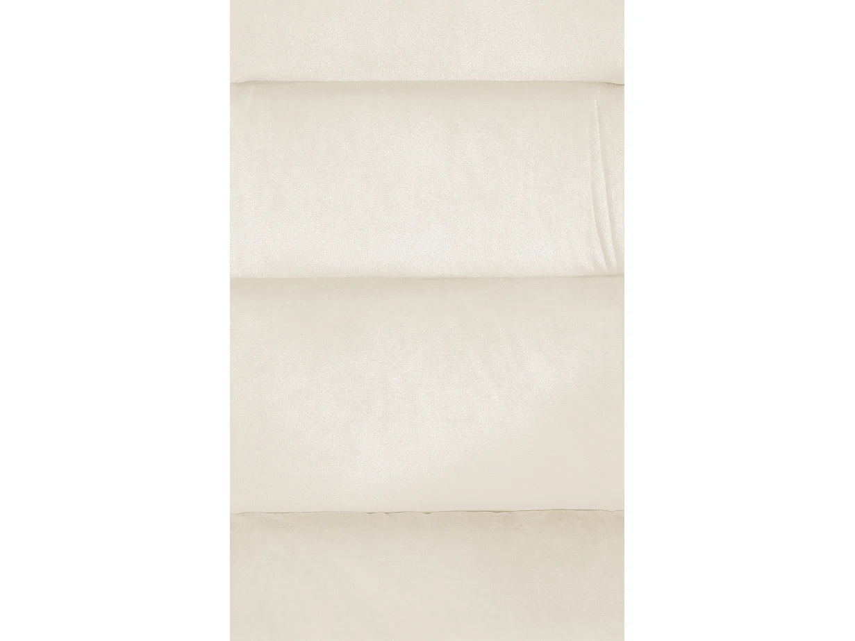 chaises avec accoudoirs - Velours - Crème - Russel