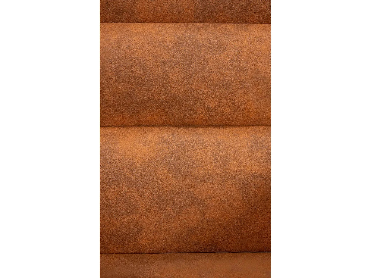 chaises avec accoudoirs - Tissu vintage - Marron clair - Russel