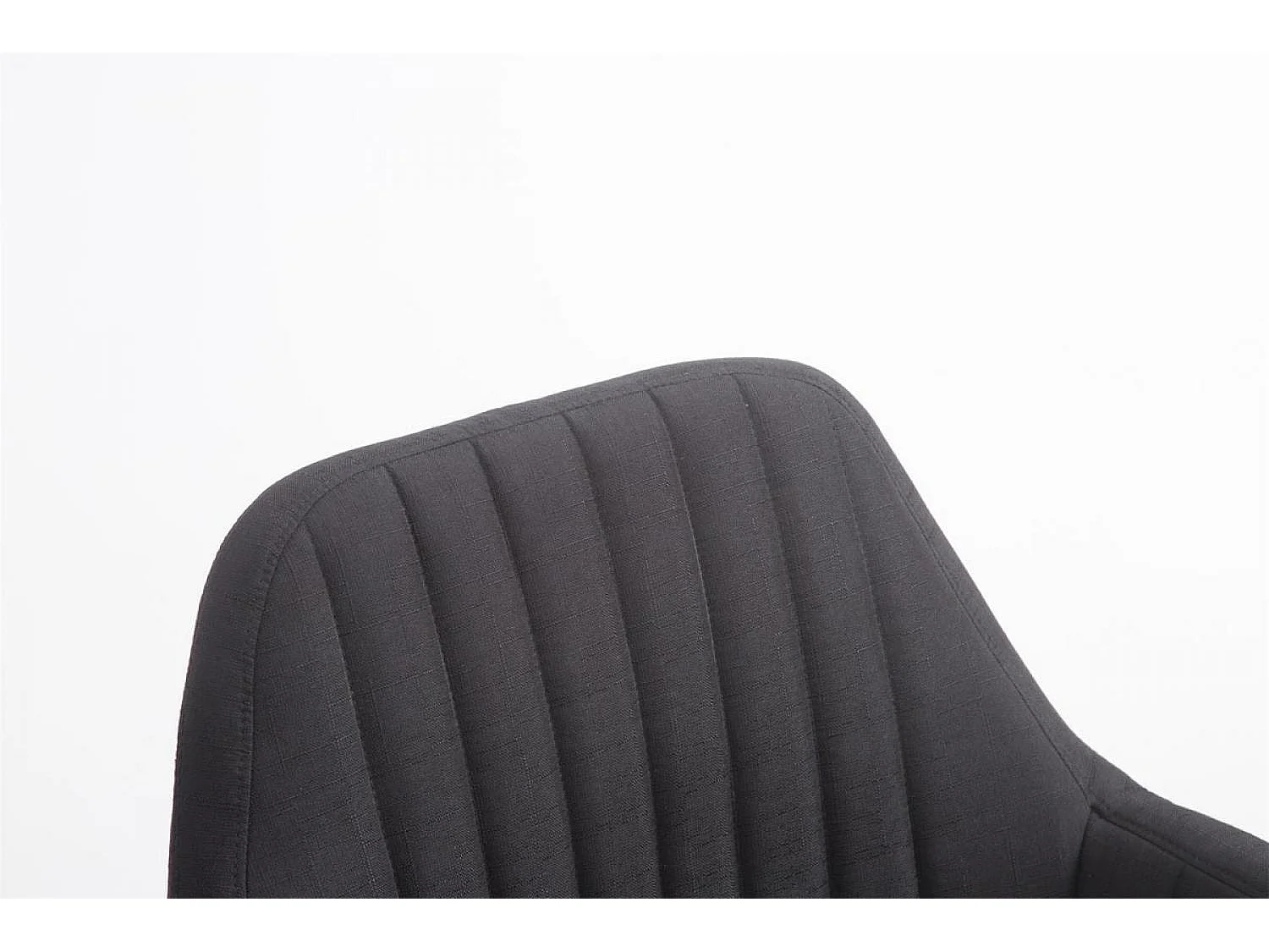 Chaise gondole - Tissu & Bois - Noir - Florian