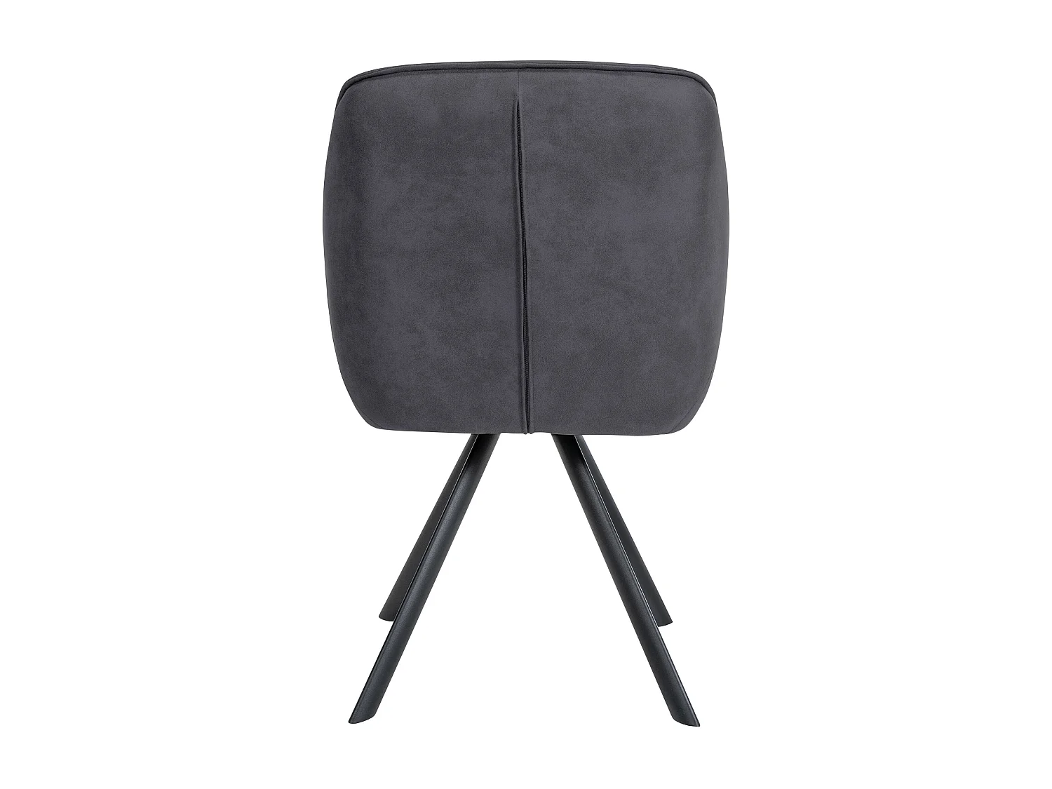 Stoel met armleuningen - Vintage stof - zwart - Russel